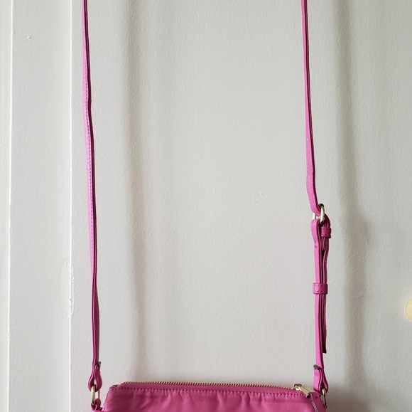 Juicy Couture Crown Quilted Flamingo Pink Clutch Shoulder Crossbody Bag - NWOT - Picture 4 of 11